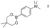 4-(TRIMETHYLAMMONIUM)PHENYLBORONIC ACID NEOPENTYL ESTER IODIDE SALT Struktur