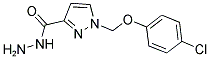 1-(4-CHLORO-PHENOXYMETHYL)-1 H-PYRAZOLE-3-CARBOXYLIC ACID HYDRAZIDE Struktur