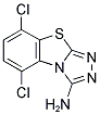 5,8-DICHLORO[1,2,4]TRIAZOLO[3,4-B][1,3]BENZOTHIAZOL-3-AMINE Struktur