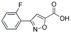 3-(2-FLUORO-PHENYL)-ISOXAZOLE-5-CARBOXYLIC ACID Struktur