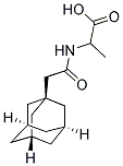 2-[(1-ADAMANTYLACETYL)AMINO]PROPANOIC ACID Struktur