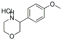 3-(4-METHOXYPHENYL)MORPHOLINE HYDROCHLORIDE Struktur