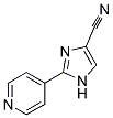 2-PYRIDIN-4-YL-1H-IMIDAZOLE-4-CARBONITRILE Struktur