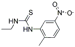 N-ETHYL-N'-(2-METHYL-5-NITROPHENYL)THIOUREA Struktur