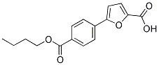 5-[4-(BUTOXYCARBONYL)PHENYL]-2-FUROIC ACID Struktur