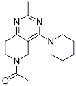 6-ACETYL-2-METHYL-4-PIPERIDIN-1-YL-5,6,7,8-TETRAHYDROPYRIDO[4,3-D]PYRIMIDINE Struktur