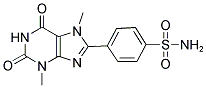 3,7-DIMETHYL-8-(P-SULFONAMIDOPHENYL)XANTHINE Struktur