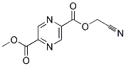 PYRAZINE-2,5-DICARBOXYLIC ACID 2-CYANOMETHYL ESTER 5-METHYL ESTER Struktur