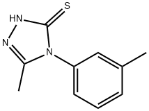 5-METHYL-4-(3-METHYLPHENYL)-4H-1,2,4-TRIAZOLE-3-THIOL Struktur