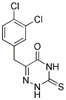 6-(3,4-DICHLORO-BENZYL)-3-THIOXO-3,4-DIHYDRO-2H-[1,2,4]TRIAZIN-5-ONE Struktur