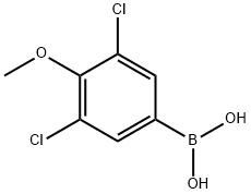 3,5-DICHLORO-4-METHOXYBENZENEBORONIC ACID Struktur