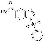 1-PHENYLSULFONYLINDOLE-5-CARBOXYLIC ACID Struktur