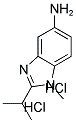 2-ISOPROPYL-1-METHYL-1 H-BENZOIMIDAZOL-5-YLAMINE DIHYDROCHLORIDE Struktur