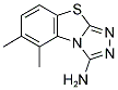 5,6-DIMETHYL[1,2,4]TRIAZOLO[3,4-B][1,3]BENZOTHIAZOL-3-AMINE Struktur