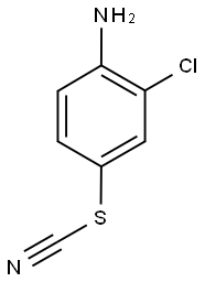 4-AMINO-3-CHLOROPHENYL THIOCYANATE Struktur