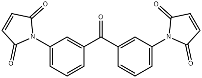 1-(3-[3-(2,5-DIOXO-2,5-DIHYDRO-1H-PYRROL-1-YL)BENZOYL]PHENYL)-1H-PYRROLE-2,5-DIONE Struktur