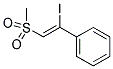 2-IODO-2-PHENYLVINYL METHYL SULFONE Struktur