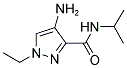 4-AMINO-1-ETHYL-1 H-PYRAZOLE-3-CARBOXYLIC ACID ISOPROPYLAMIDE Struktur