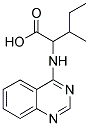 3-METHYL-2-(QUINAZOLIN-4-YLAMINO)-PENTANOIC ACID Struktur