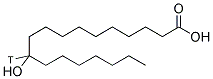 11-(R,S) HYDROXYSTEARIC ACID, [11-3H] Struktur