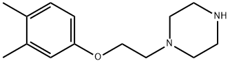 1-[2-(3,4-DIMETHYL-PHENOXY)-ETHYL]-PIPERAZINE Struktur