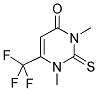 1,3-DIMETHYL-2-THIOXO-6-TRIFLUOROMETHYL-2,3-DIHYDRO-1H-PYRIMIDIN-4-ONE Struktur