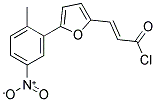 (2E)-3-[5-(2-METHYL-5-NITROPHENYL)-2-FURYL]ACRYLOYL CHLORIDE Struktur