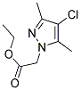 (4-CHLORO-3,5-DIMETHYL-PYRAZOL-1-YL)-ACETIC ACID ETHYL ESTER Struktur