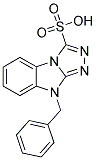 9-BENZYL-9H-[1,2,4]TRIAZOLO[4,3-A]BENZIMIDAZOLE-3-SULFONIC ACID Struktur