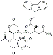 TETRA-O-ACETYL-ALPHA-D-GLC-FMOC-ASN Struktur