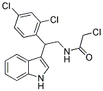 2-CHLORO-N-[2-(2,4-DICHLOROPHENYL)-2-(1H-INDOL-3-YL)ETHYL]ACETAMIDE Struktur