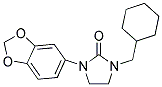 1-(1,3-BENZODIOXOL-5-YL)-3-(CYCLOHEXYLMETHYL)IMIDAZOLIDIN-2-ONE Struktur