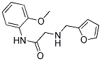 2-[(2-FURYLMETHYL)AMINO]-N-(2-METHOXYPHENYL)ACETAMIDE Struktur