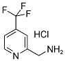 C-(4-TRIFLUOROMETHYL-PYRIDIN-2-YL)METHYLAMINE HYDROCHLORIDE Struktur