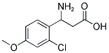 3-(2-CHLORO-4-METHOXYPHENYL)-BETA-ALANINE Struktur