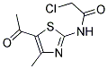 N-(5-ACETYL-4-METHYL-1,3-THIAZOL-2-YL)-2-CHLOROACETAMIDE Struktur