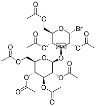 ACETOBROMOLAMINARIBIOSE Struktur