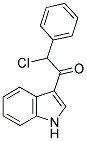 2-CHLORO-1-(1H-INDOL-3-YL)-2-PHENYL-ETHANONE Struktur