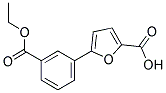 5-[3-(ETHOXYCARBONYL)PHENYL]-2-FUROIC ACID Struktur