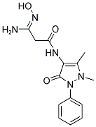 N-(1,5-DIMETHYL-3-OXO-2-PHENYL-2,3-DIHYDRO-1H-PYRAZOL-4-YL)-2-(N-HYDROXYCARBAMIMIDOYL)-ACETAMIDE Struktur