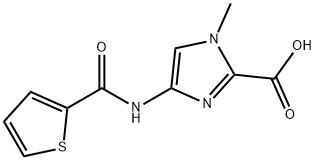 1-METHYL-4-[(THIOPHENE-2-CARBONYL)-AMINO]-1H-IMIDAZOLE-2-CARBOXYLIC ACID Struktur