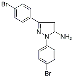 1,3-BIS(4-BROMOPHENYL)-1H-PYRAZOL-5-AMINE Struktur