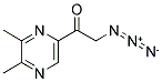 2-AZIDO-1-(5,6-DIMETHYL-PYRAZIN-2-YL)-ETHANONE Struktur