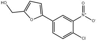 [5-(4-CHLORO-3-NITRO-PHENYL)-FURAN-2-YL]-METHANOL Struktur