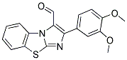 2-(3,4-DIMETHOXY-PHENYL)-BENZO[D]IMIDAZO[2,1-B]THIAZOLE-3-CARBALDEHYDE Struktur