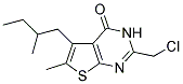 2-(CHLOROMETHYL)-6-METHYL-5-(2-METHYLBUTYL)THIENO[2,3-D]PYRIMIDIN-4(3H)-ONE Struktur