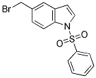 1-PHENYLSULFONYL-5-BROMOMETHYLINDOLE Struktur