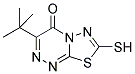 3-TERT-BUTYL-7-MERCAPTO-4H-[1,3,4]THIADIAZOLO[2,3-C][1,2,4]TRIAZIN-4-ONE Struktur