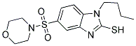 1-BUTYL-5-(MORPHOLINE-4-SULFONYL)-1H-BENZOIMIDAZOLE-2-THIOL Struktur