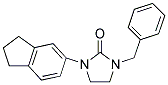 1-BENZYL-3-(2,3-DIHYDRO-1H-INDEN-5-YL)IMIDAZOLIDIN-2-ONE Struktur